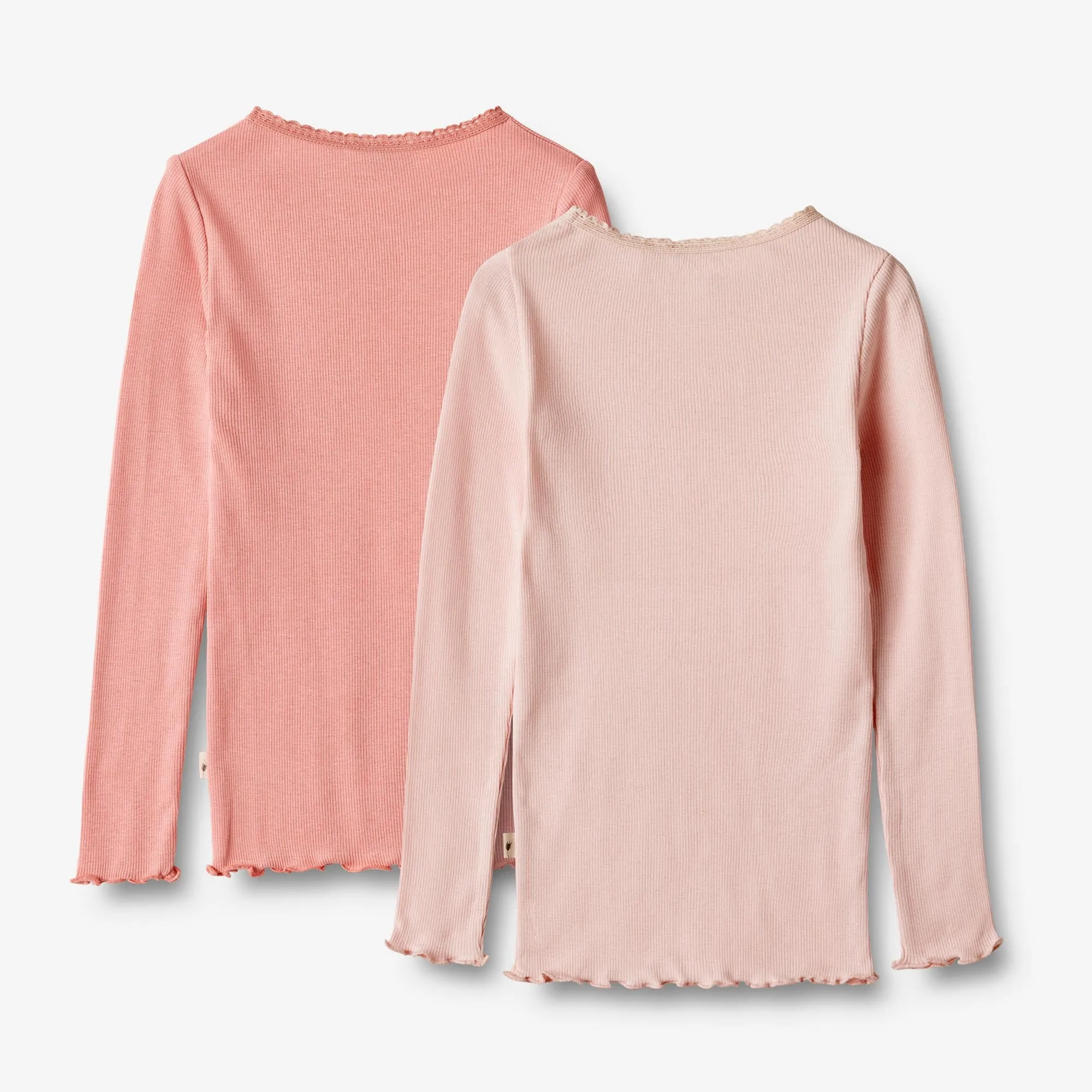 2 Rib T-Shirt L/S Reese - rosette ballet