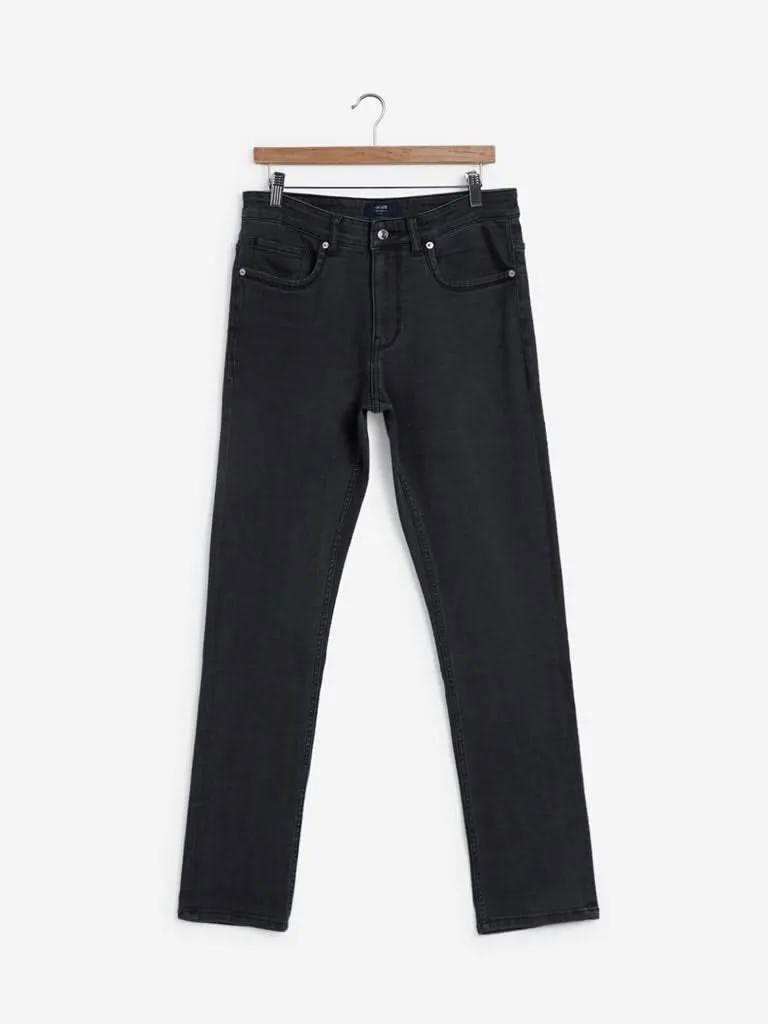 Ascot Dark Grey Relaxed Fit Jeans