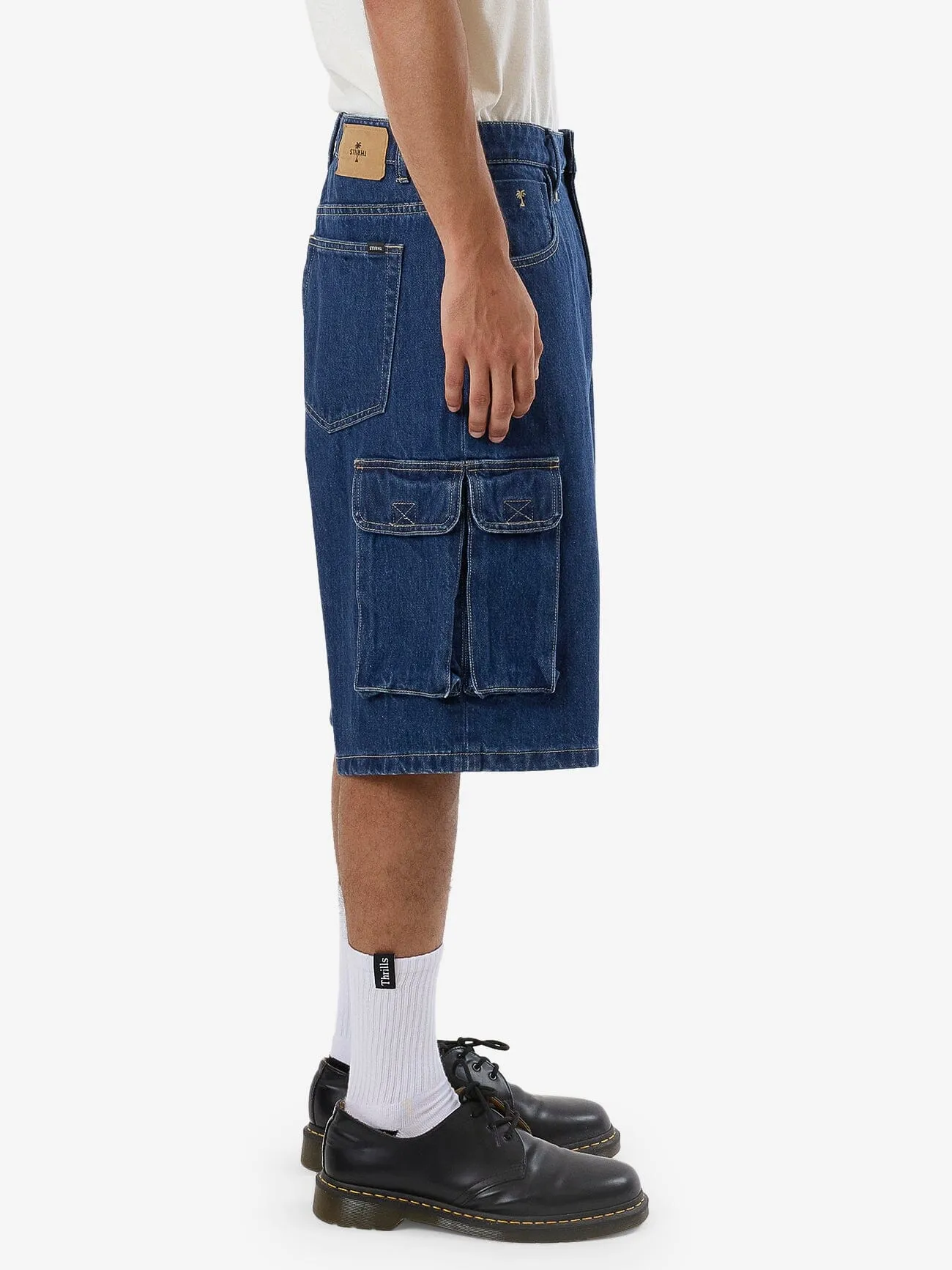 Big Slacker Denim Cargo Short - Union Blue