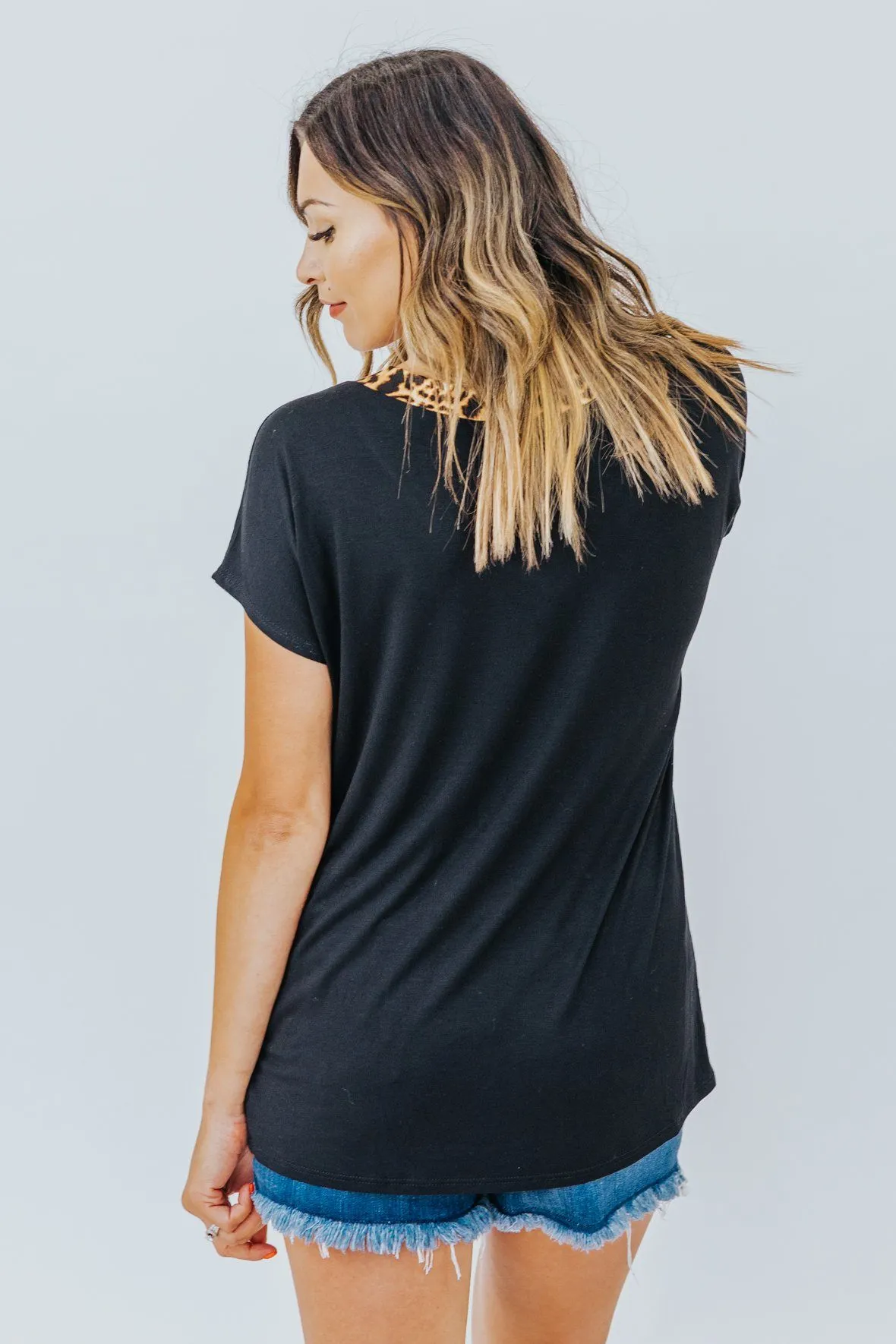 Blurred Lines Tee In Black