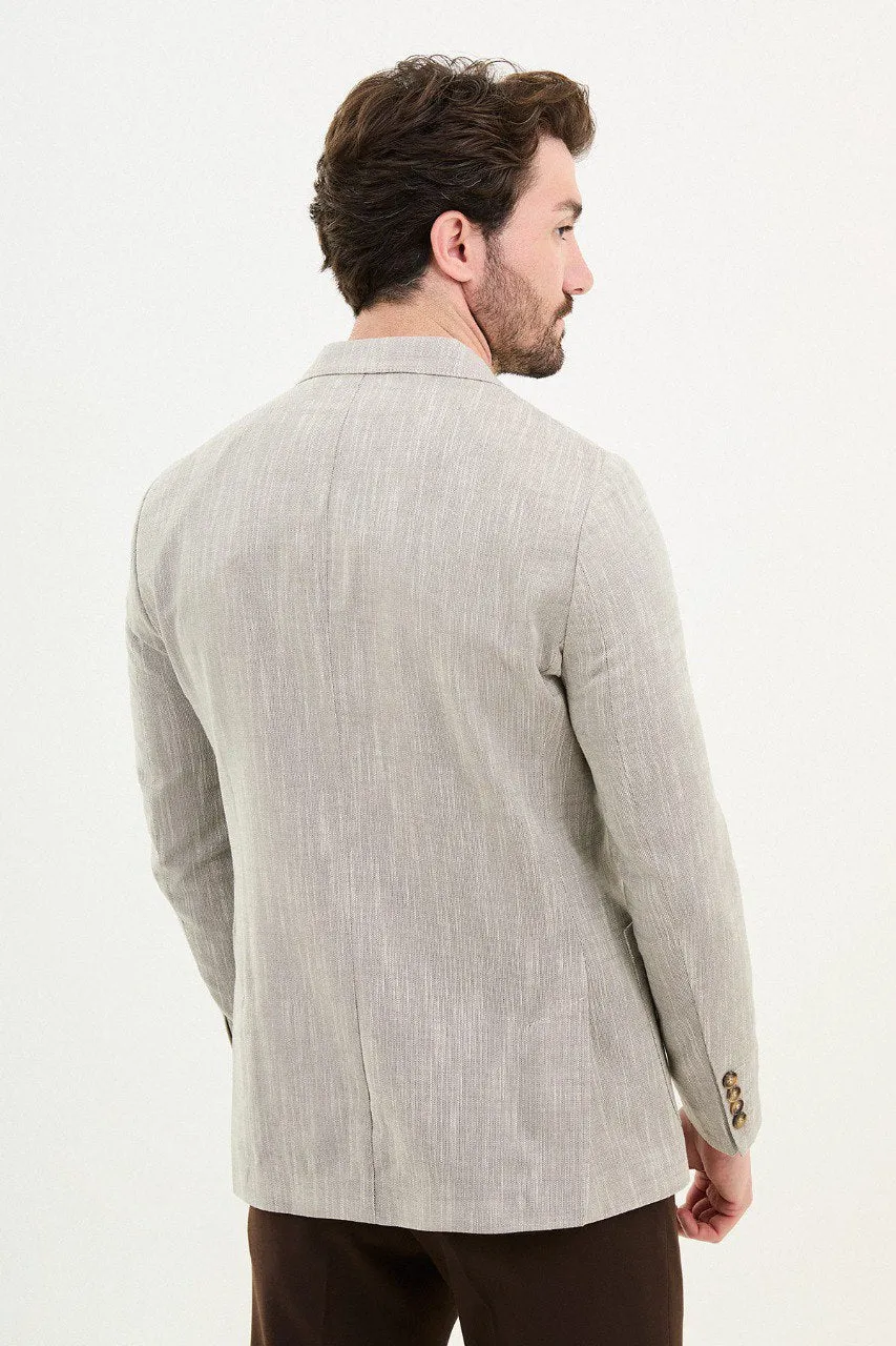 Bojoni Torretta Slim Fit Grey Blazer