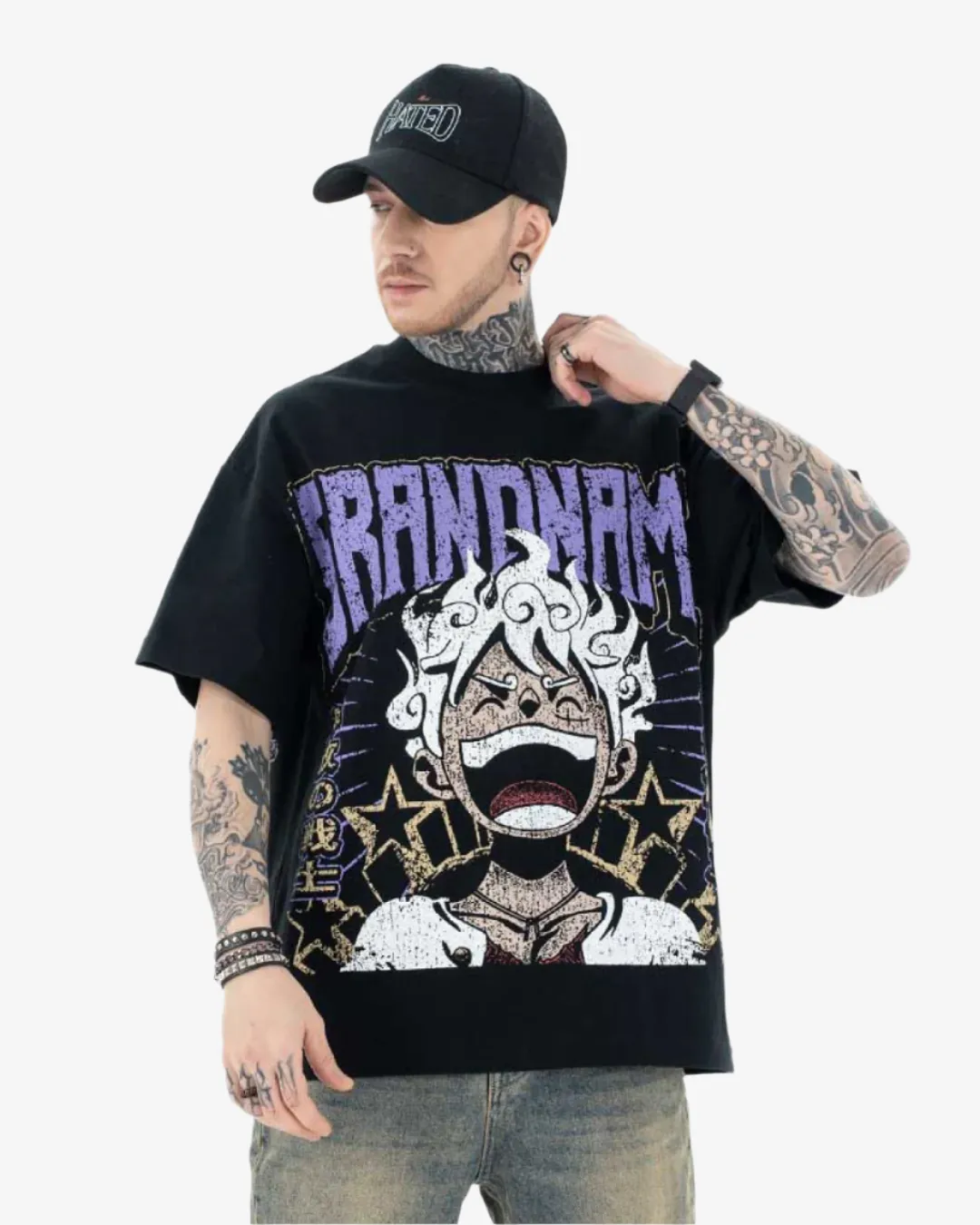 Brandname Oversized Printed Cartoon T-Shirts