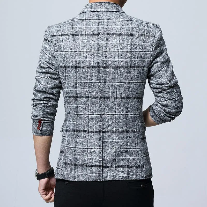 Casual and Stylish Slim Fit Men's Blazer - Style 2022