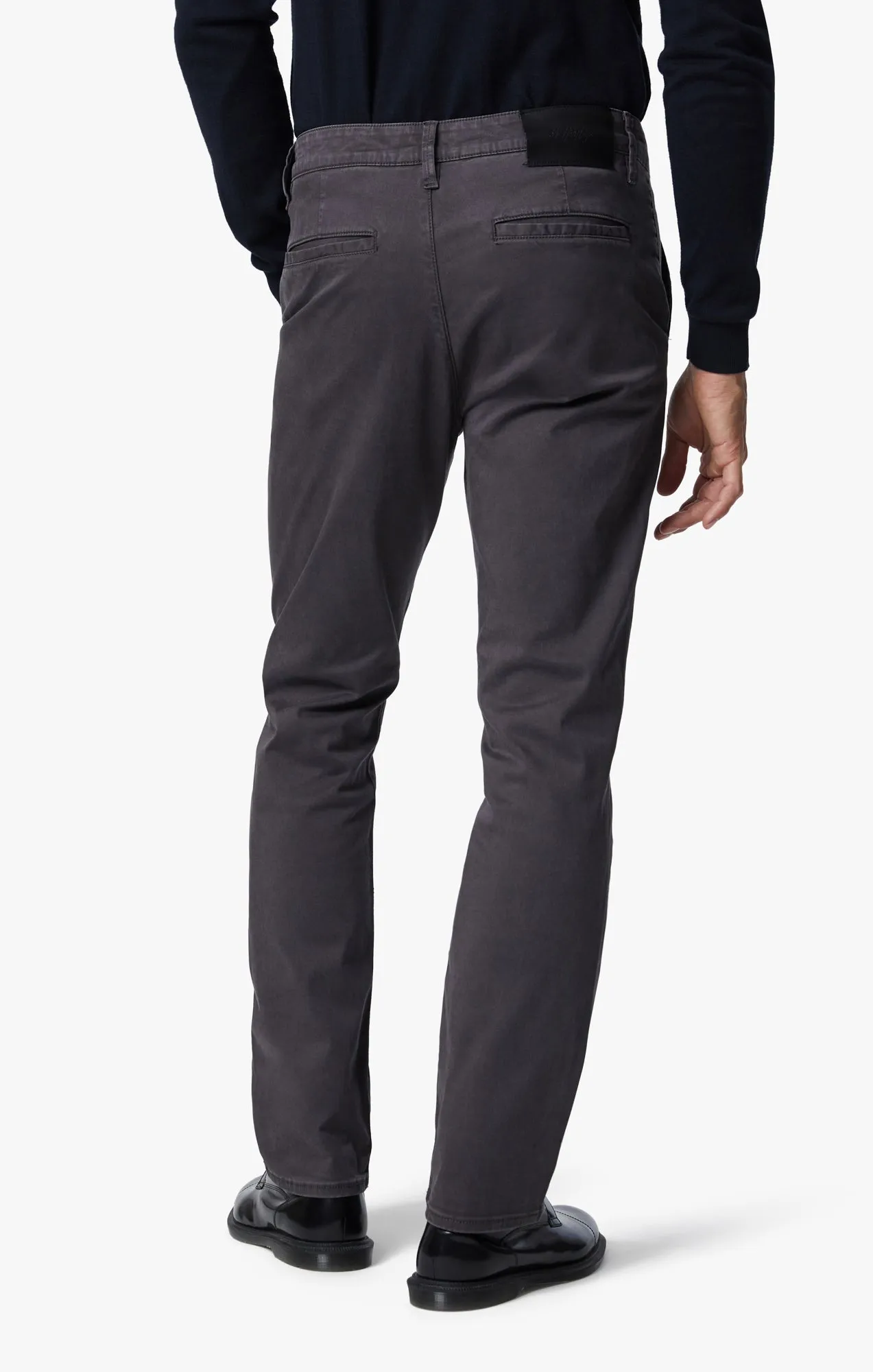 Charisma Relaxed Straight Chino In Anthracite Twill