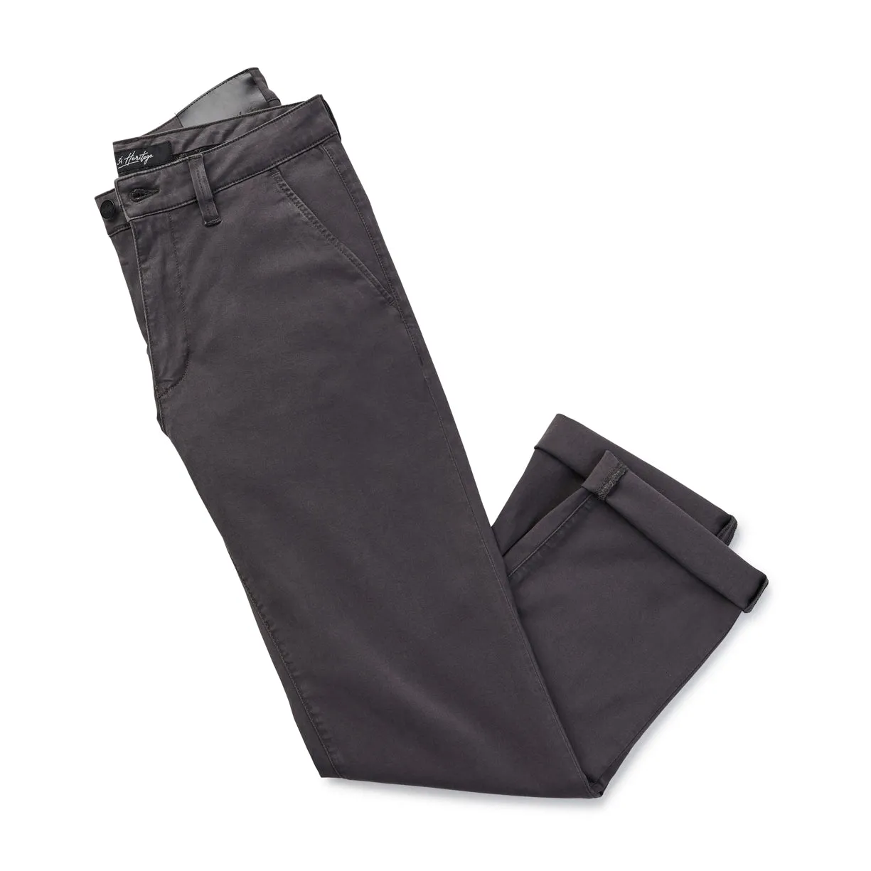 Charisma Relaxed Straight Chino In Anthracite Twill