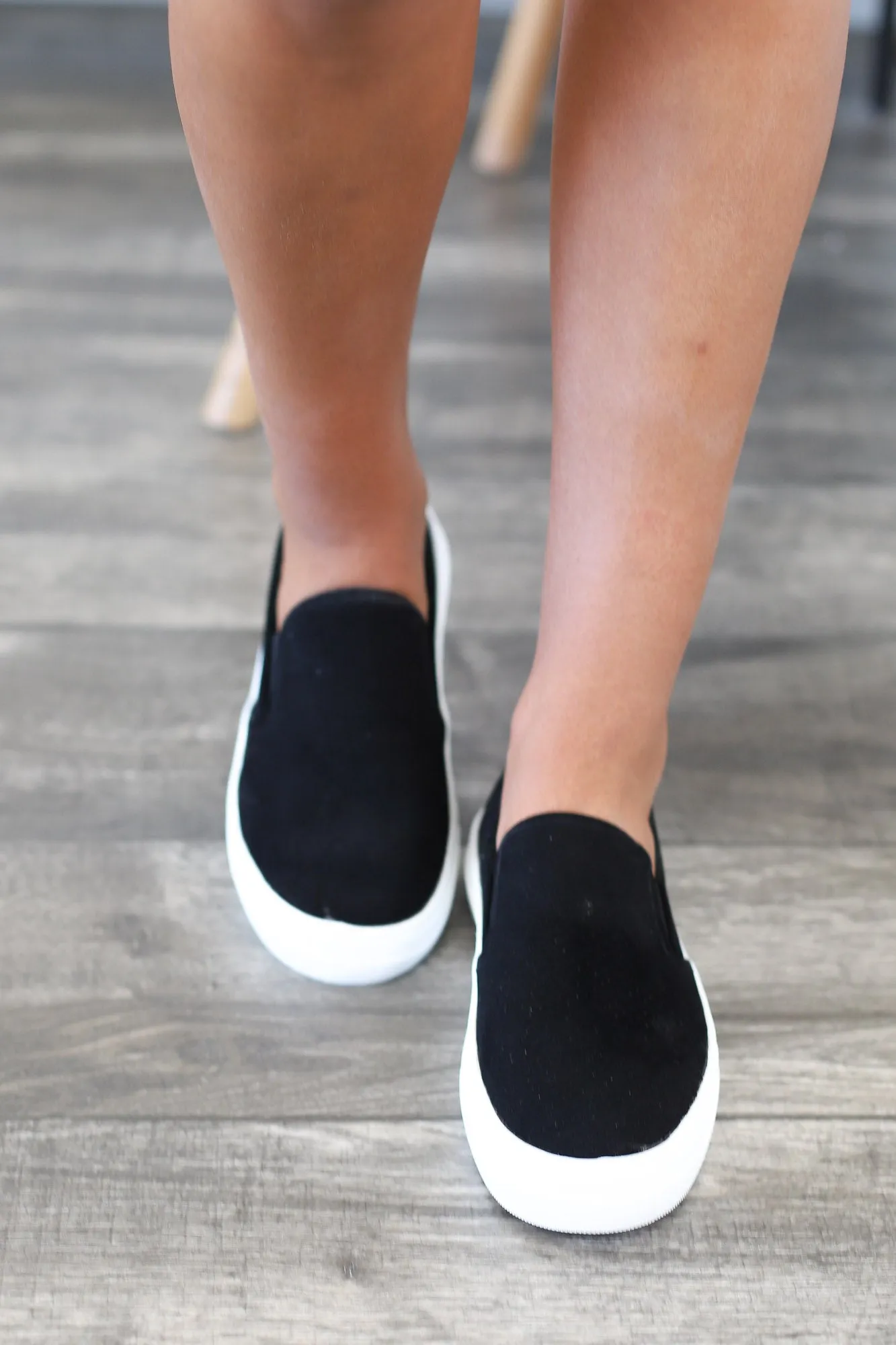 Coco Slip On Sneakers: Black