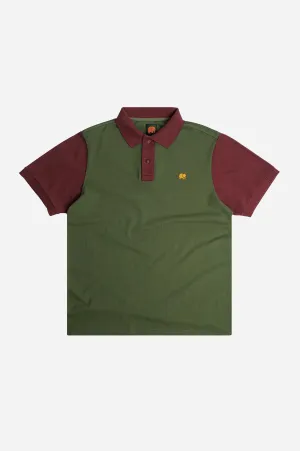 Color Block Polo Shirt Greener Pastures