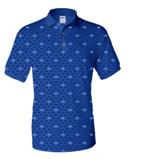 Crab Sports Crab Pattern (Blue) / Polo