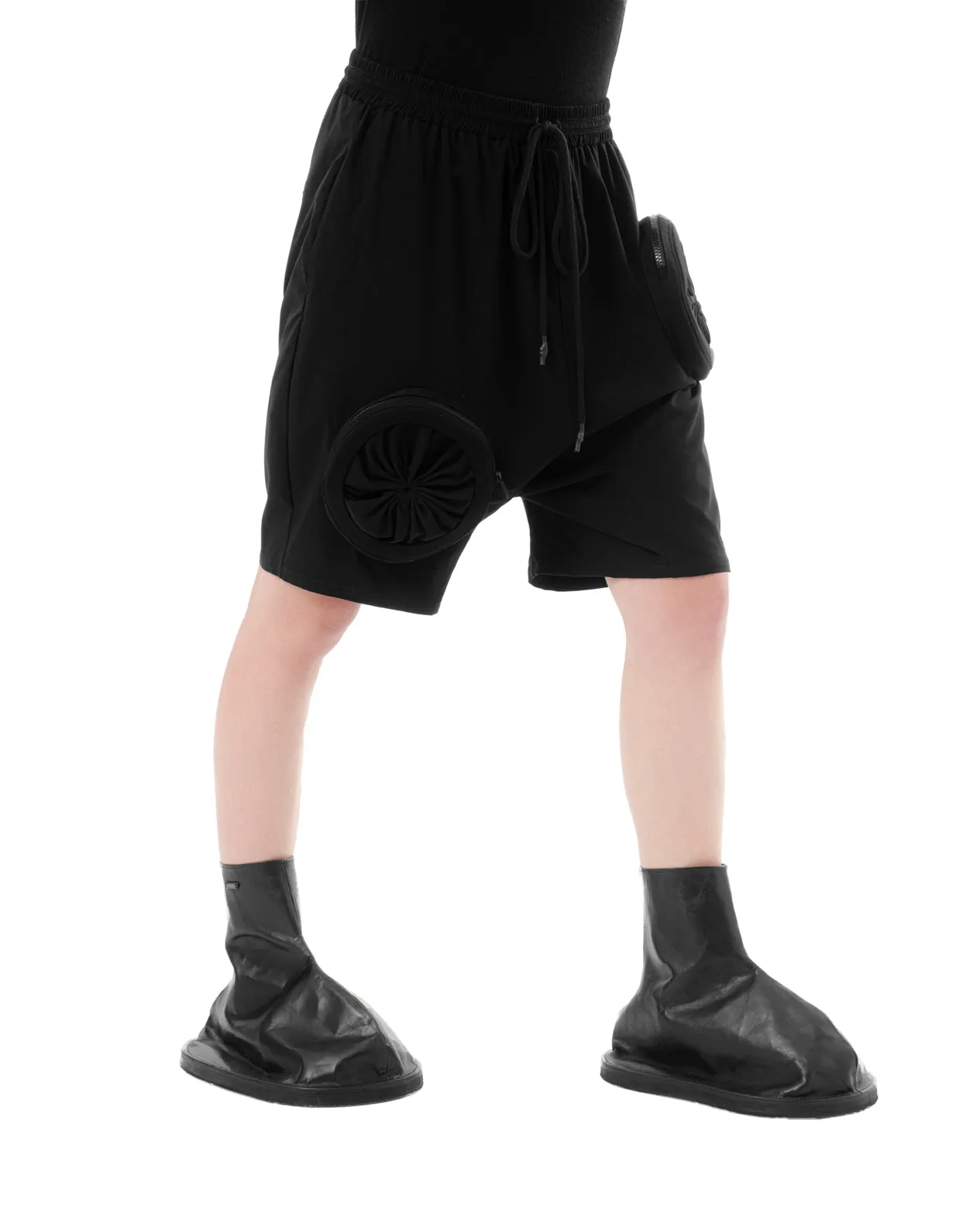 DIAPHANUM BAGGY DROP CROTCH SHORTS