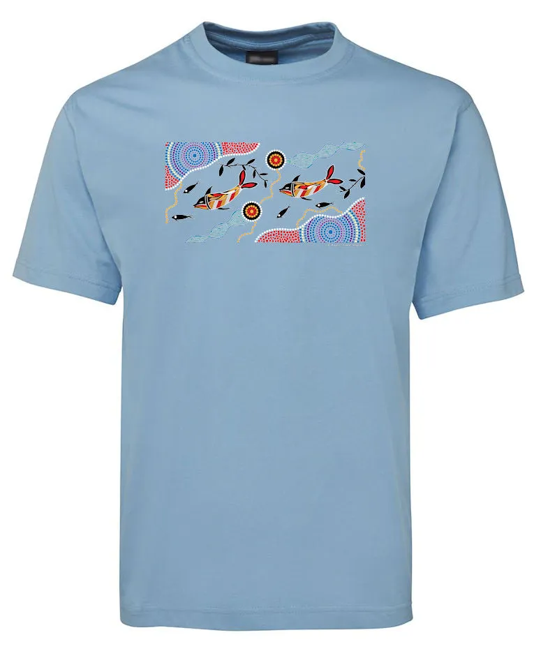 Dolphin Journey Adults T-Shirt by Wayne Thomas Maynard (Various Colours)