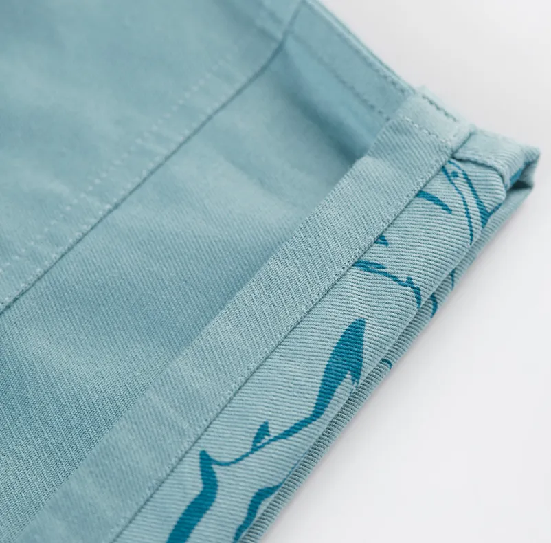 Frugi Rocky Reversible Shorts - Stingray / Jawsome