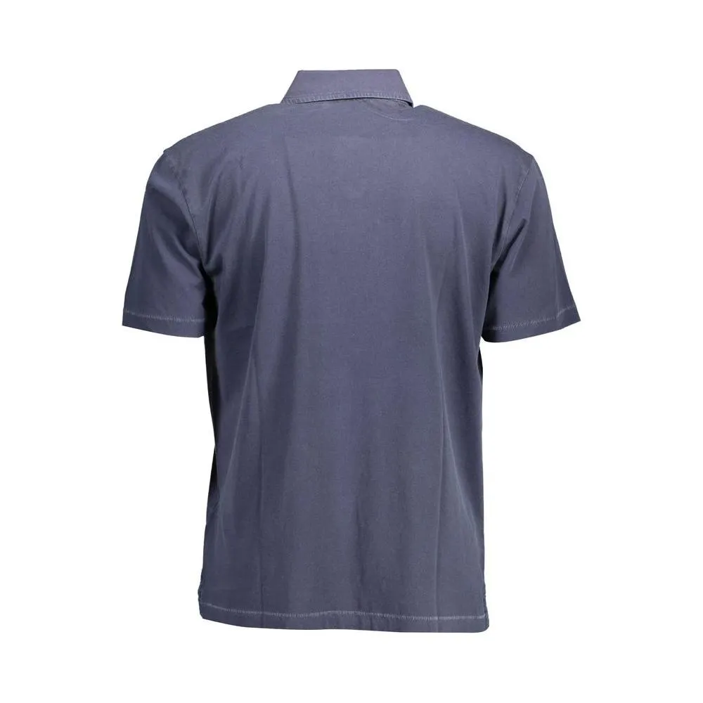 Gant Blue Cotton Men Polo Shirt