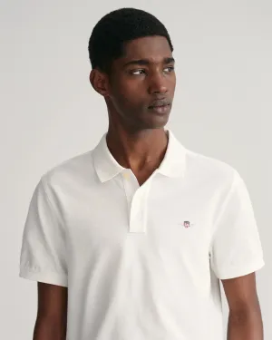 GANT - Shield Pique Polo - White