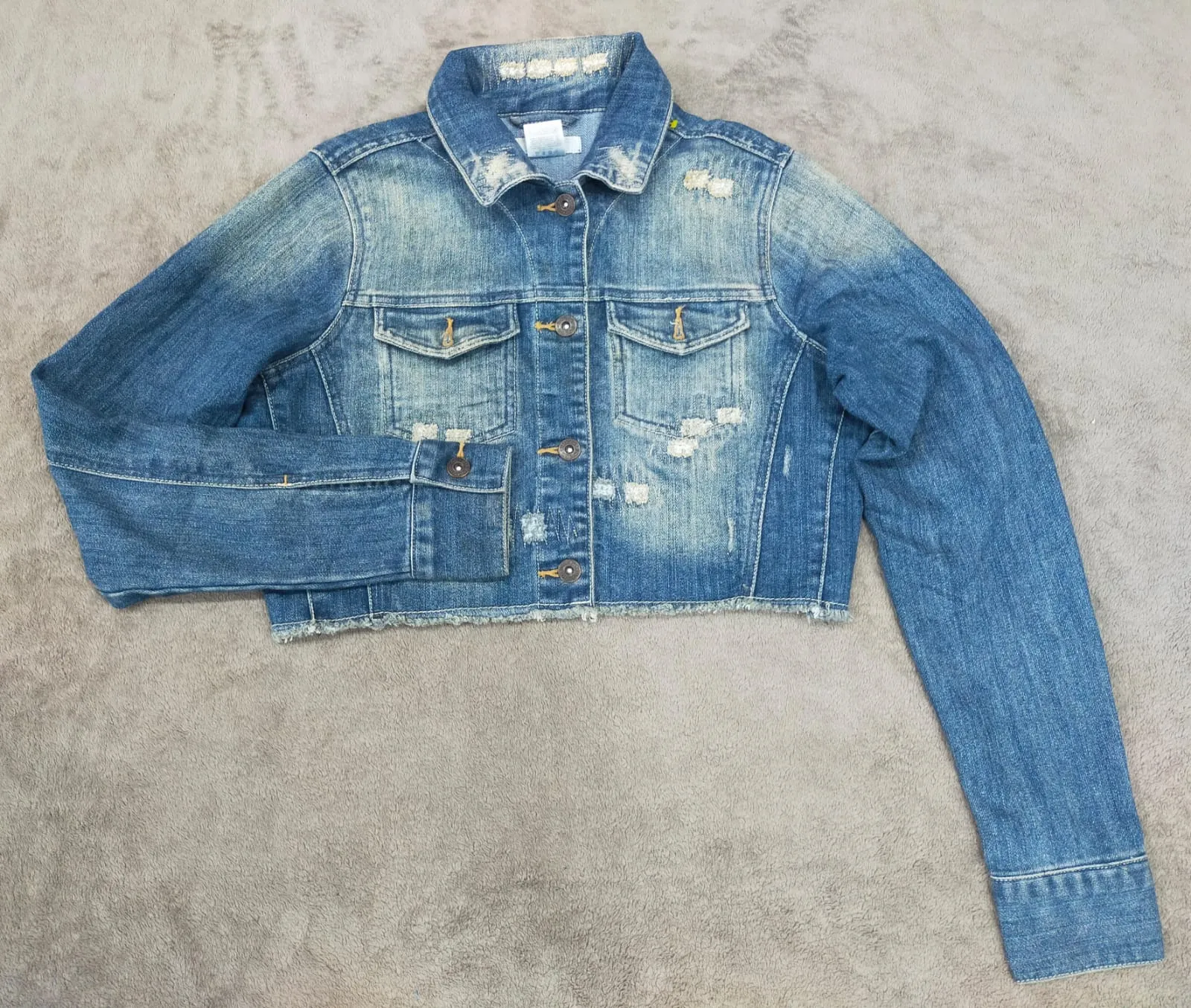 HE215 Classic Y2K Ladies Denim Jacket - 8 Pcs