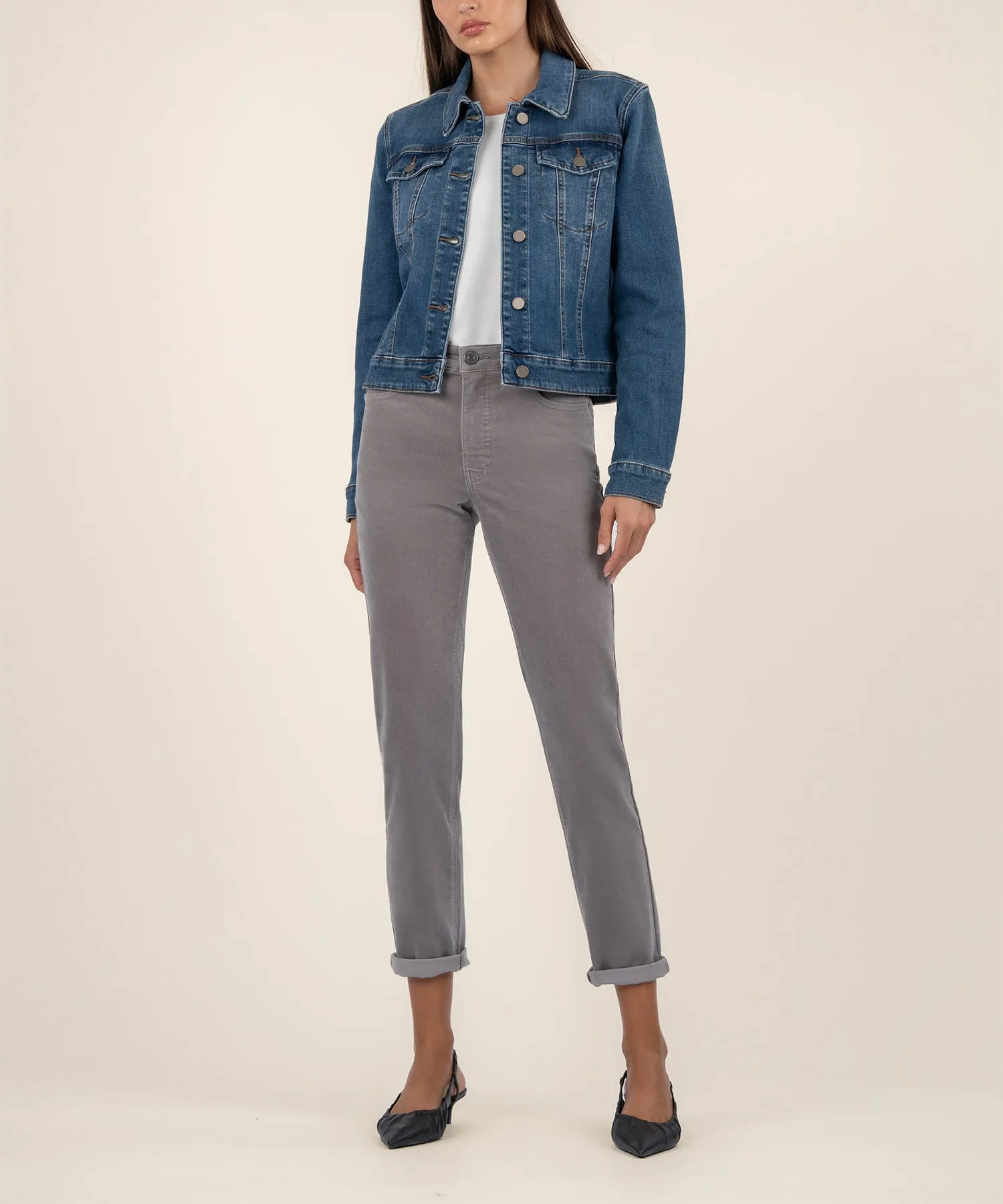 Julia Crop Denim Jacket