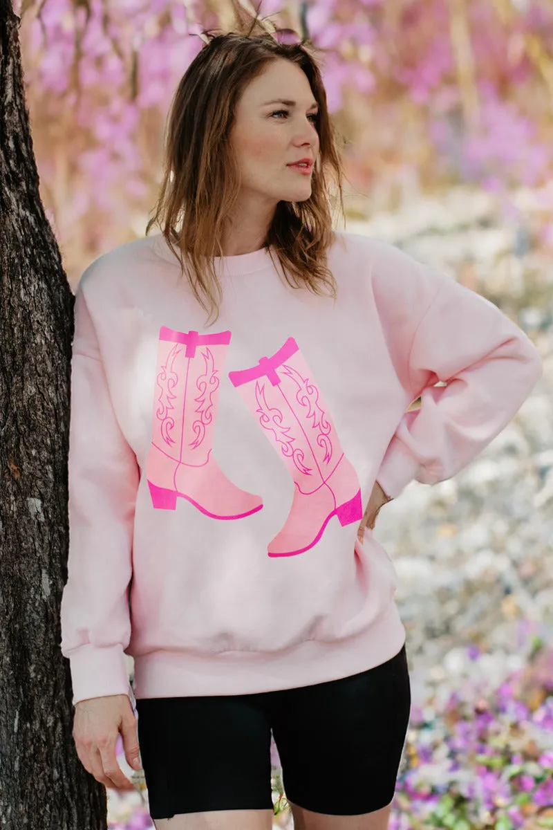 Kicking Boots Western Wholesale Sweatshirt