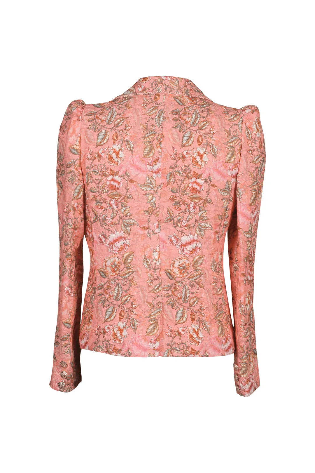 Lulu Zagame Tailored Blazer Pink Vine