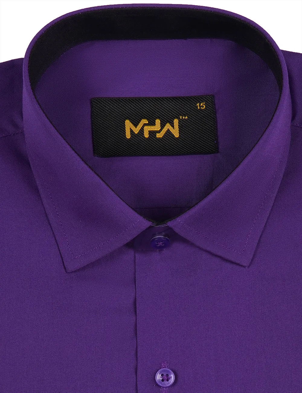 Men's Plain Purple Dress Shirts for All Occasions