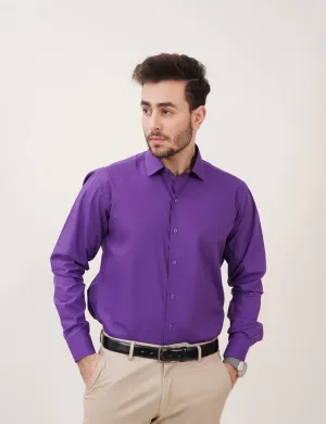 Men's Plain Purple Dress Shirts for All Occasions