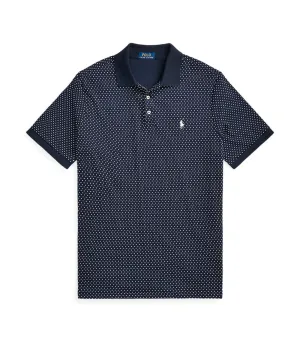 Men's Preppy Dot Interlock Polo Shirt Preppy Dot/Refined Navy