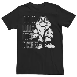 Men's T-shirt Snow White Grumpy Do I Look Like I Care Disney