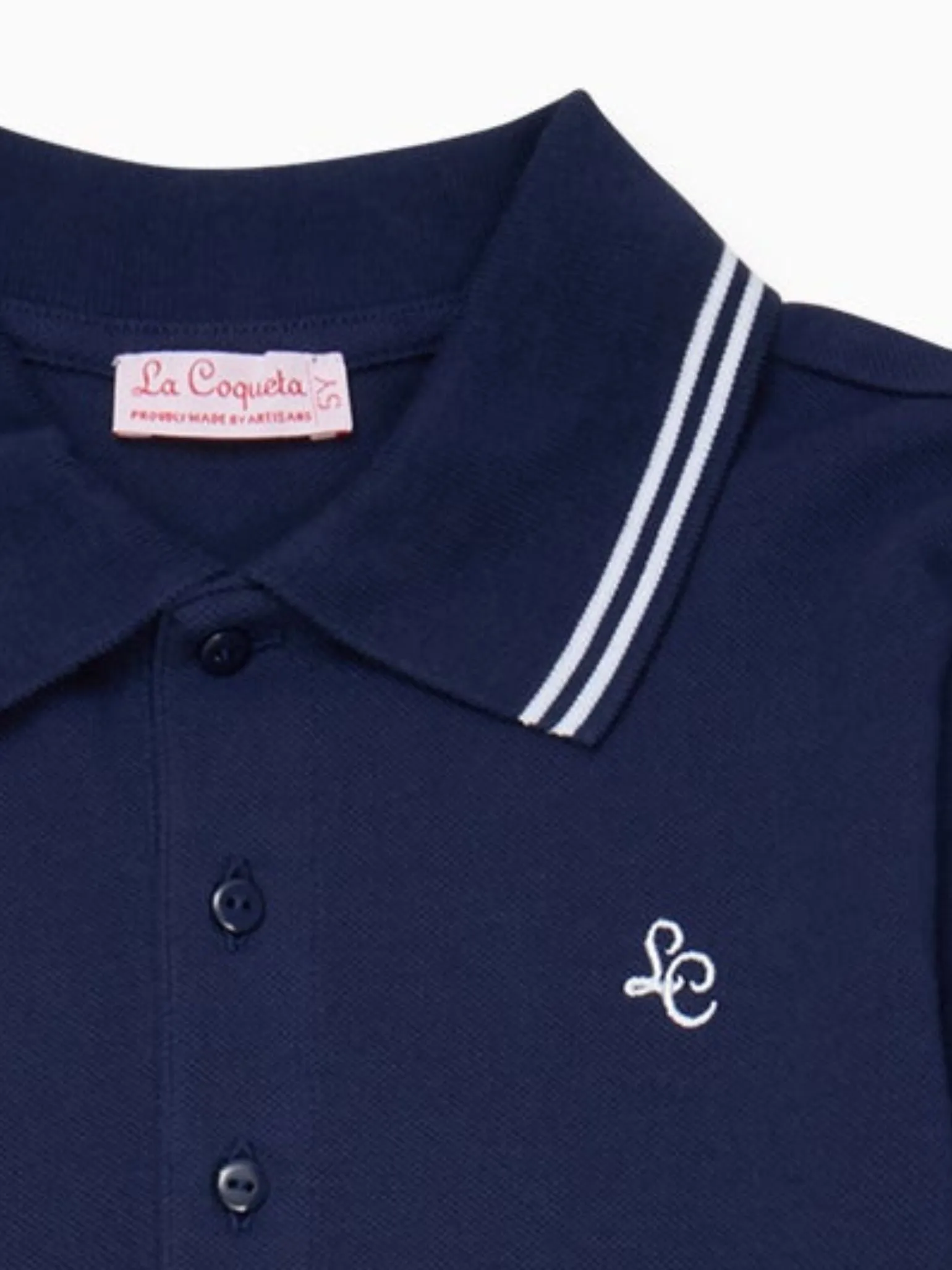 Navy Rocco Boy Polo Shirt