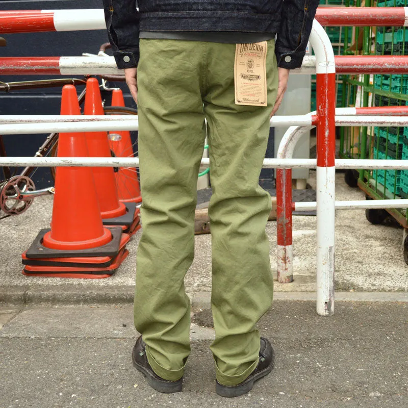 ONI DENIM "737-SVC-LOL" "737-SVC-KHB" 9.5oz Selvedge Chino Trousers