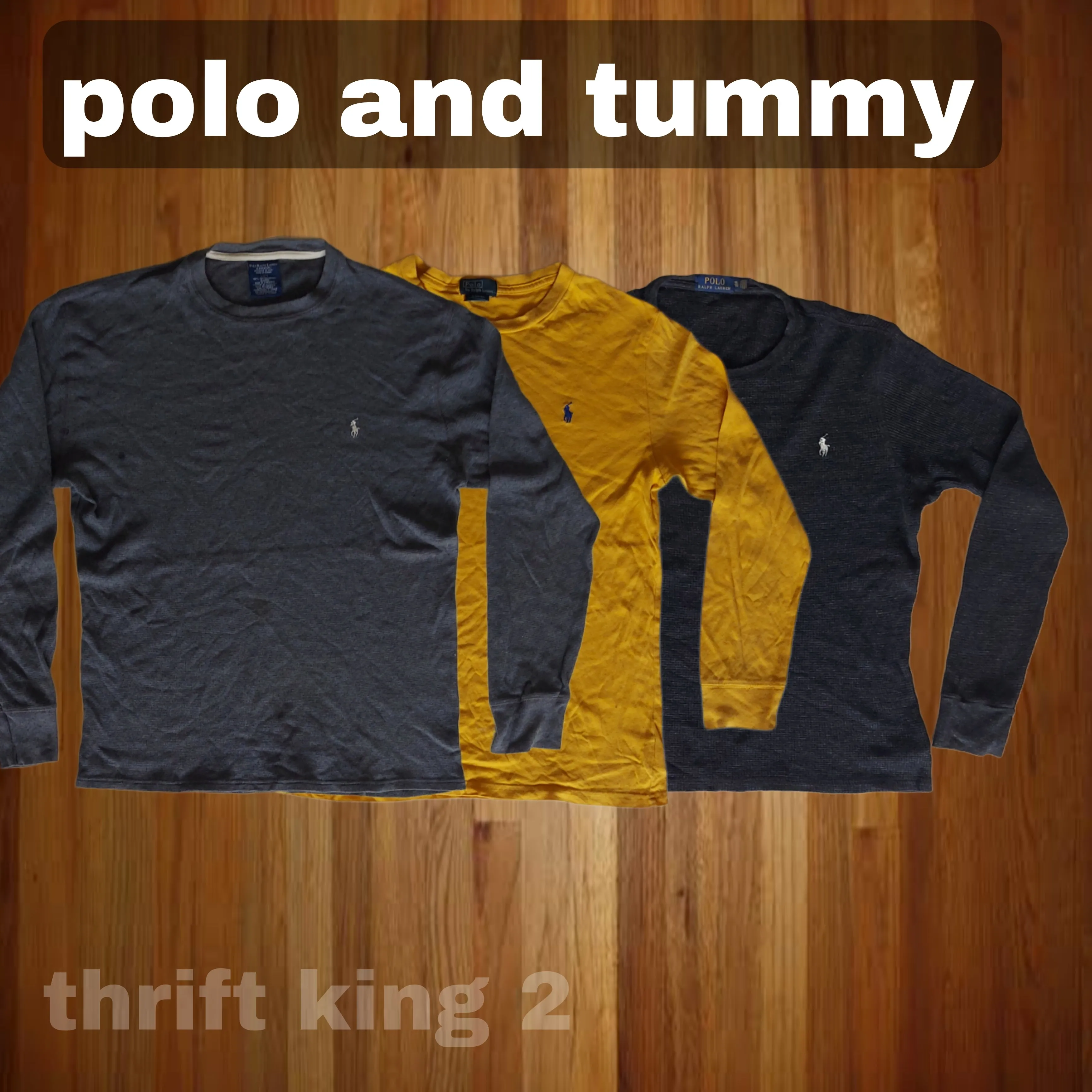 Polo tommy LS shirts authentic 5 pcs