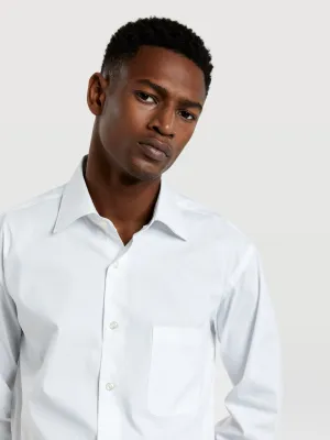 Regular fit k-easy plain poplin comfort shirt