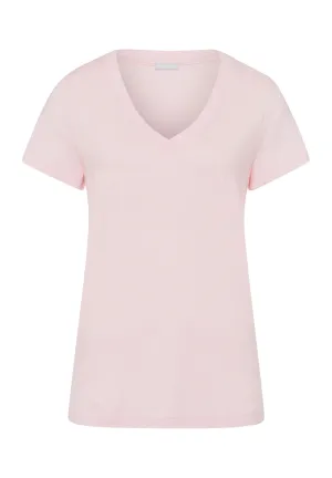 Sleep And Lounge V-Neck T-Shirt | Pink Whip 77876-1378