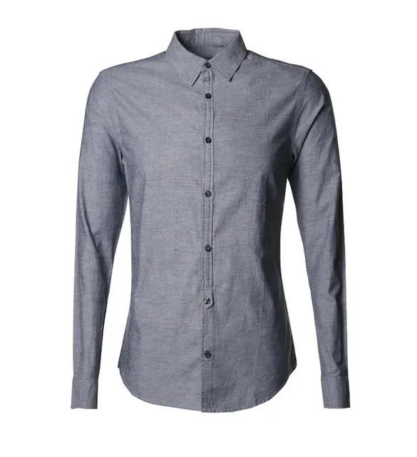 Spring Casual Cotton Long Sleeve Shirt #S2037