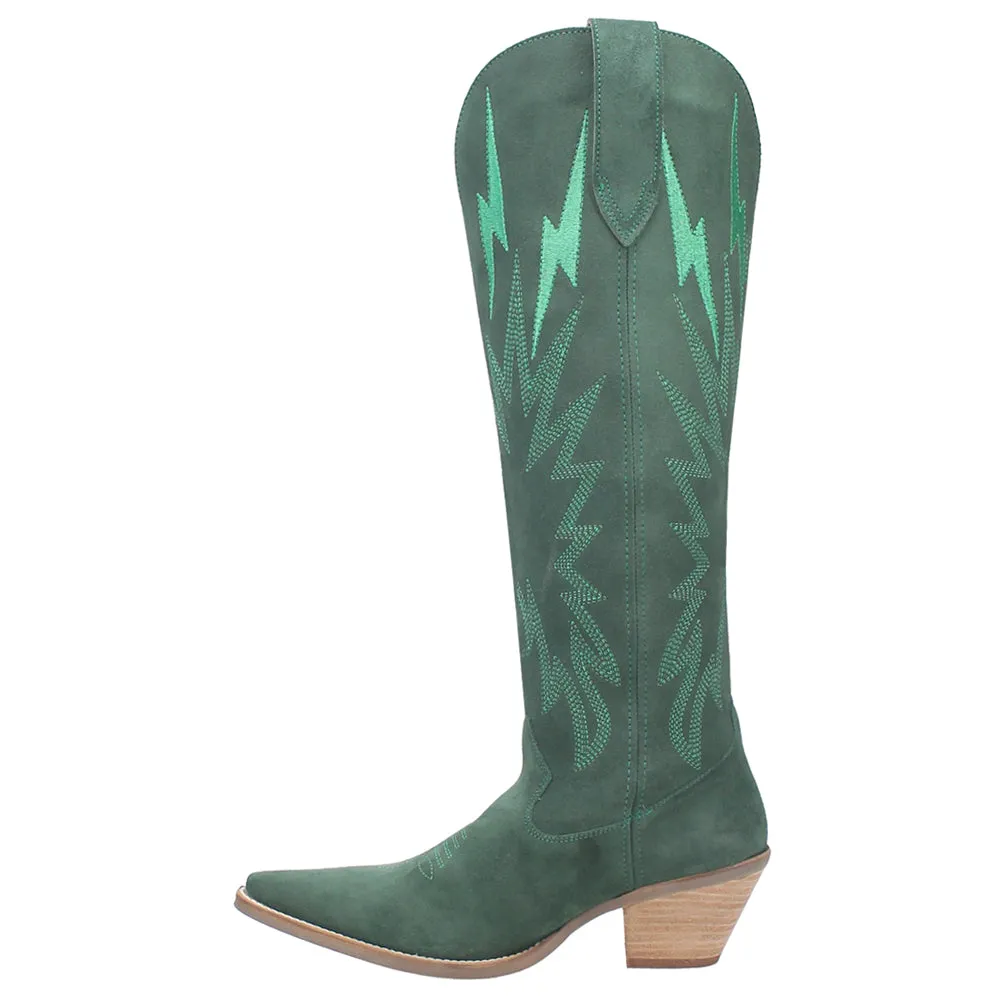 Thunder Road Embroidered Snip Toe Cowboy Boots