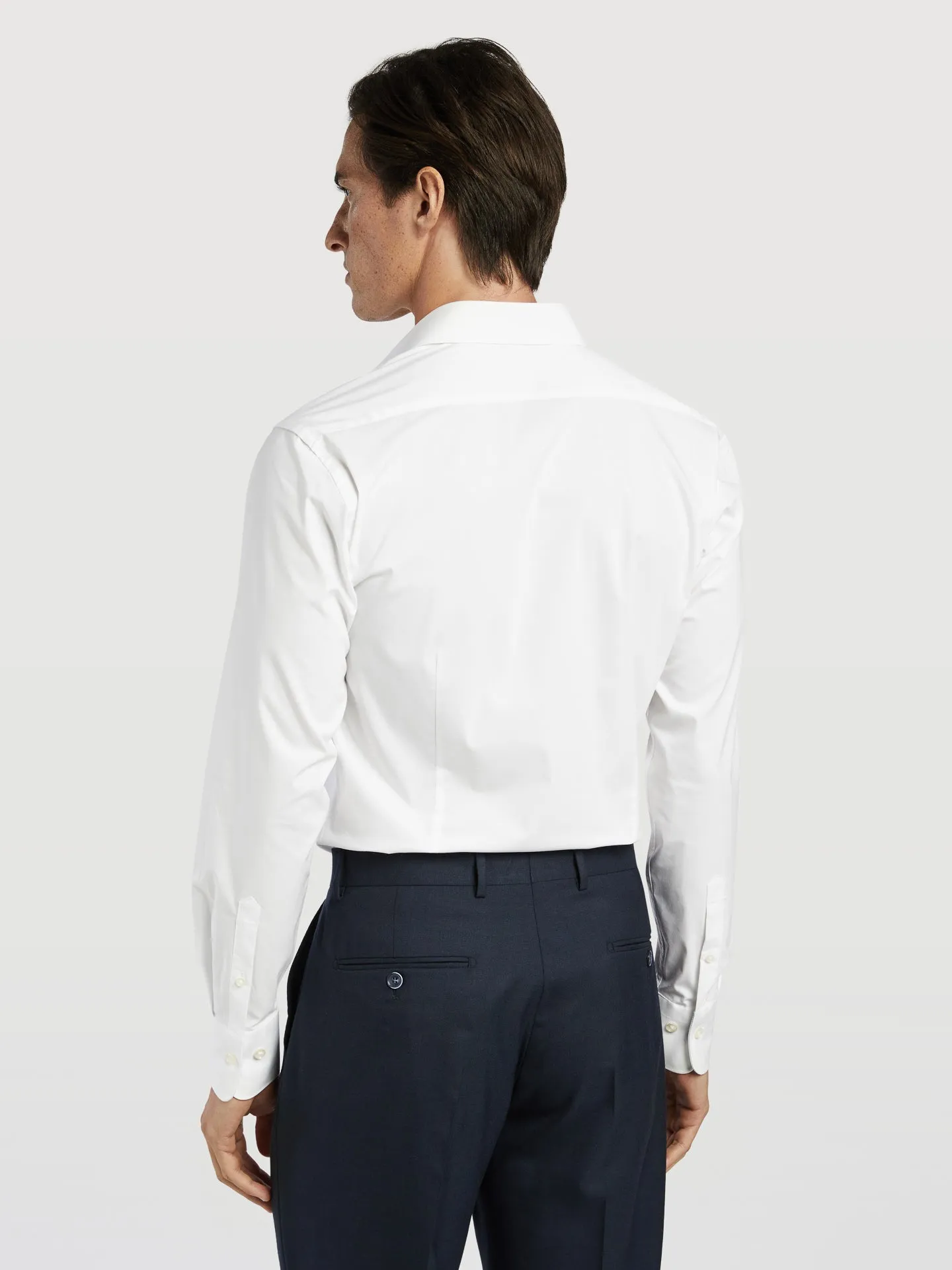 Timeless essential slim fit k-easy plain poplin shirt