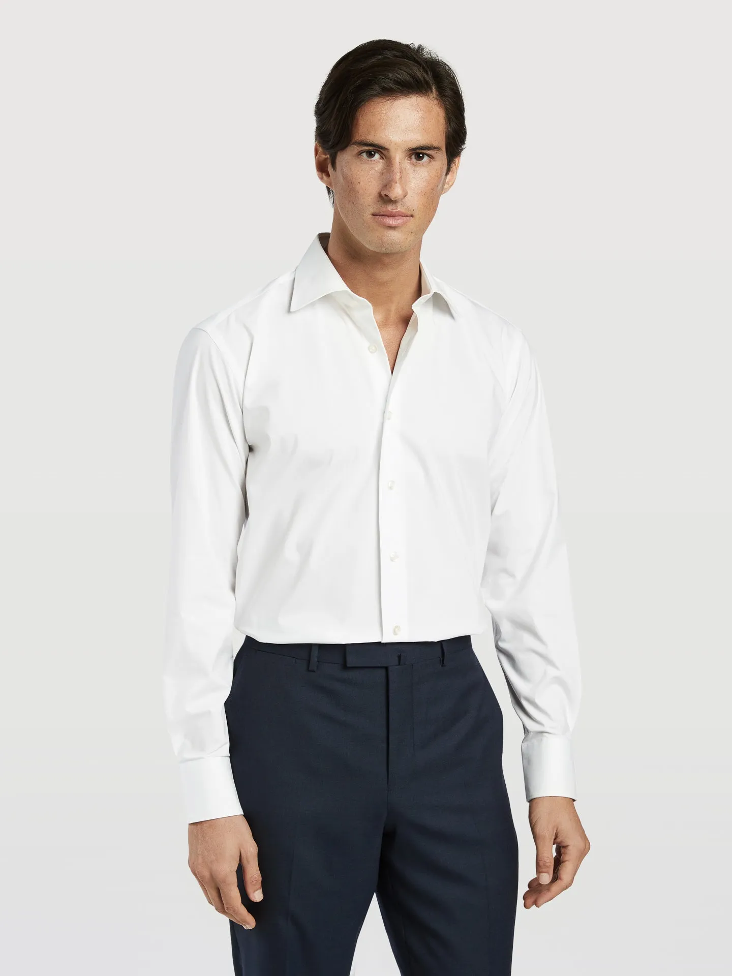 Timeless essential slim fit k-easy plain poplin shirt