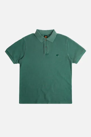 Trendsplant Organic Pigment Dyed Polo Shirt Eden Green