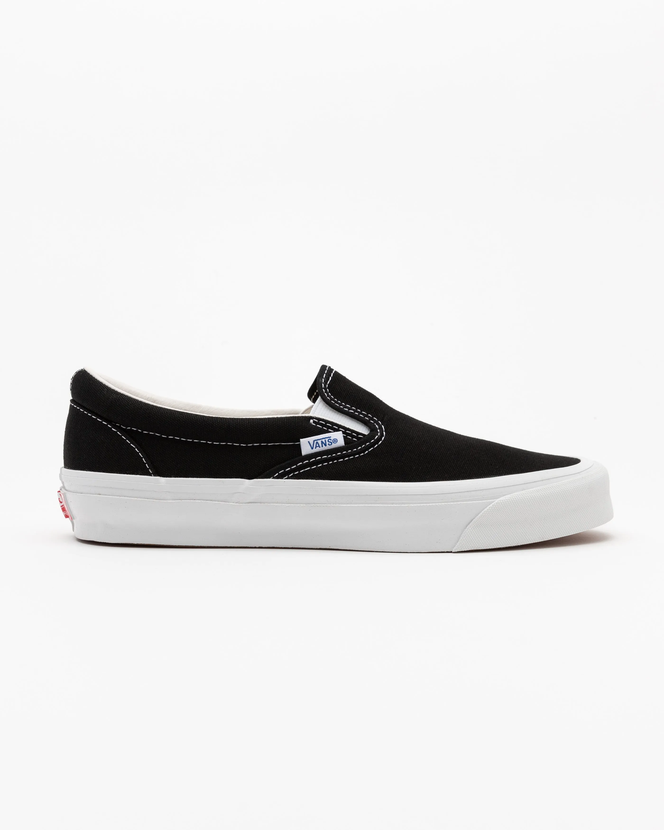 UA OG Classic Slip-On Sneakers in Black/White