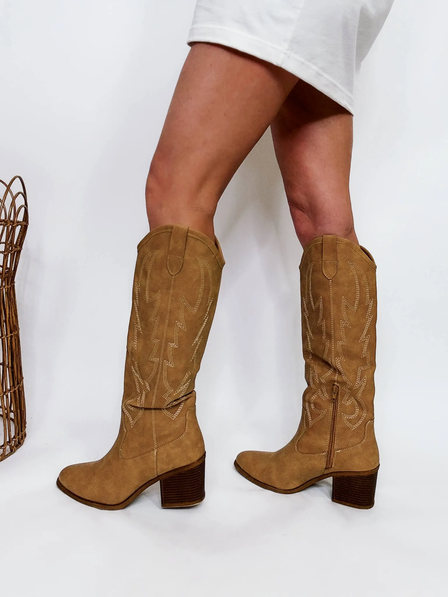 Upwind Western Boot in Camel by Dirty Laundry