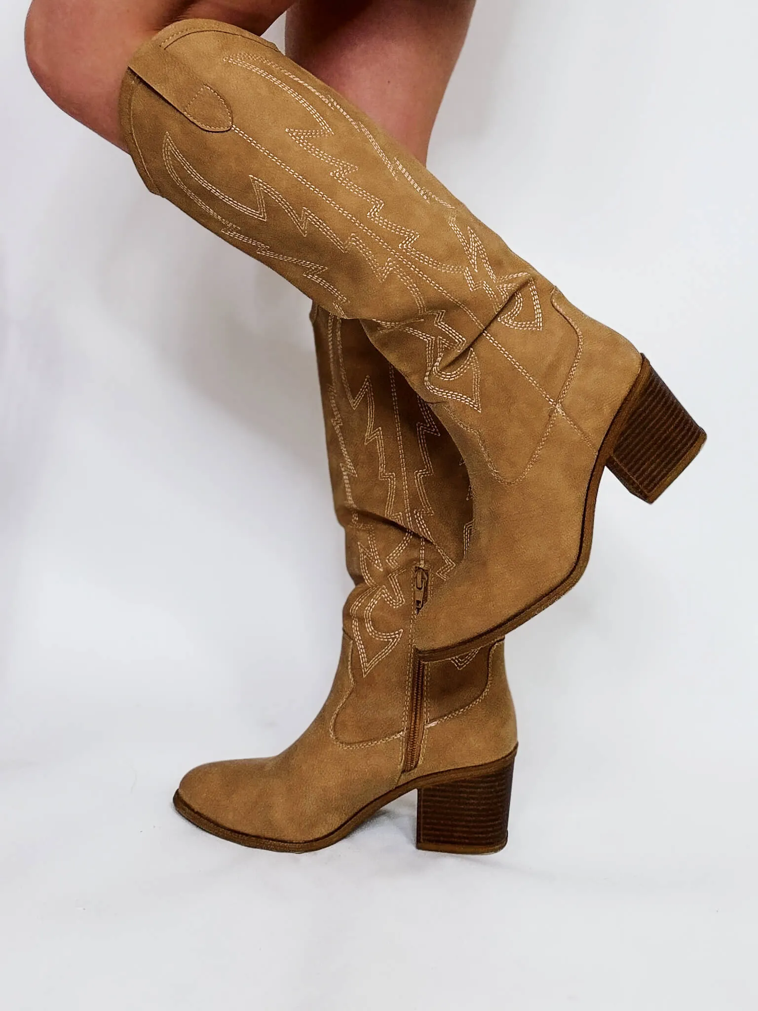 Upwind Western Boot in Camel by Dirty Laundry