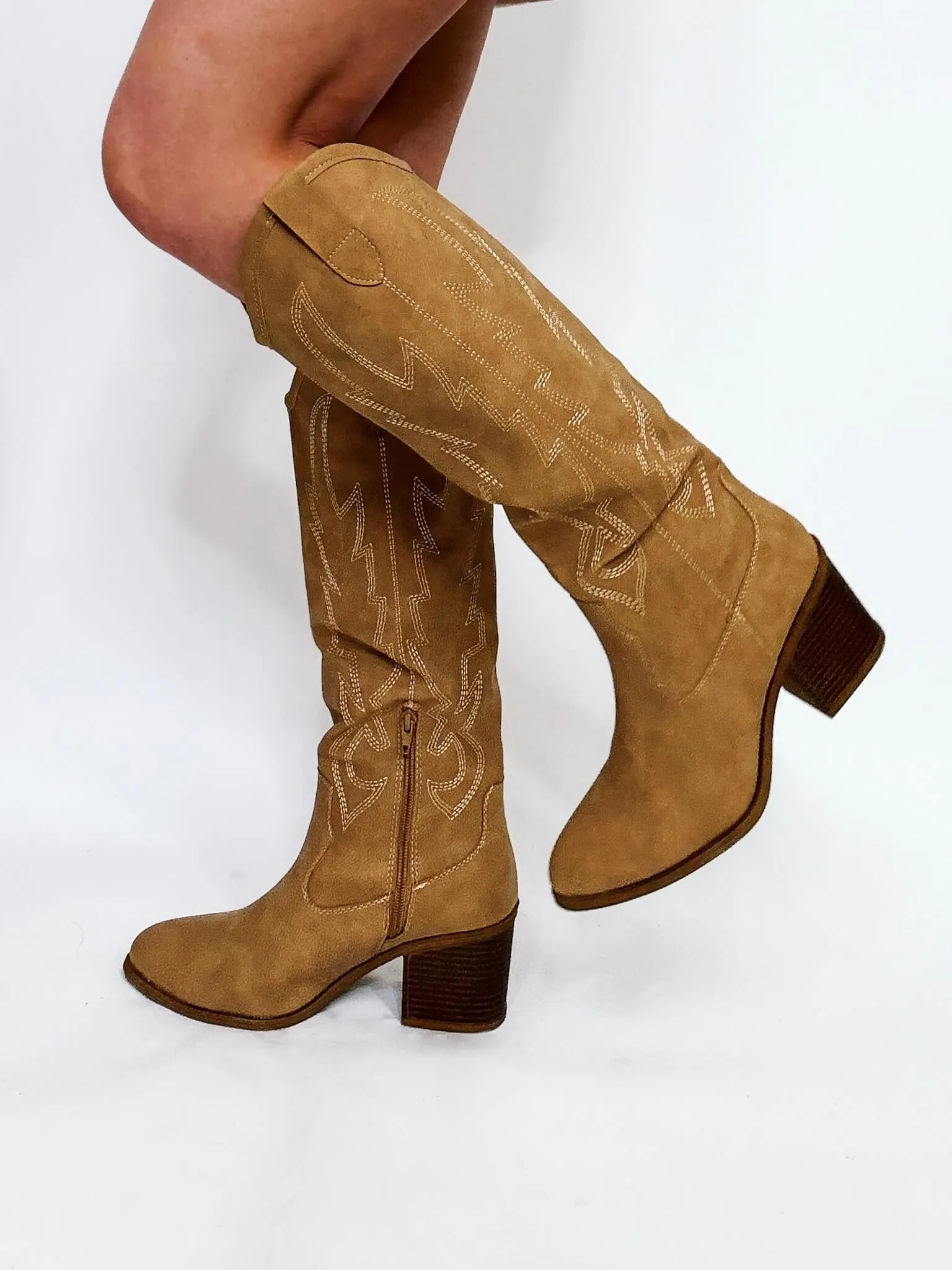 Upwind Western Boot in Camel by Dirty Laundry