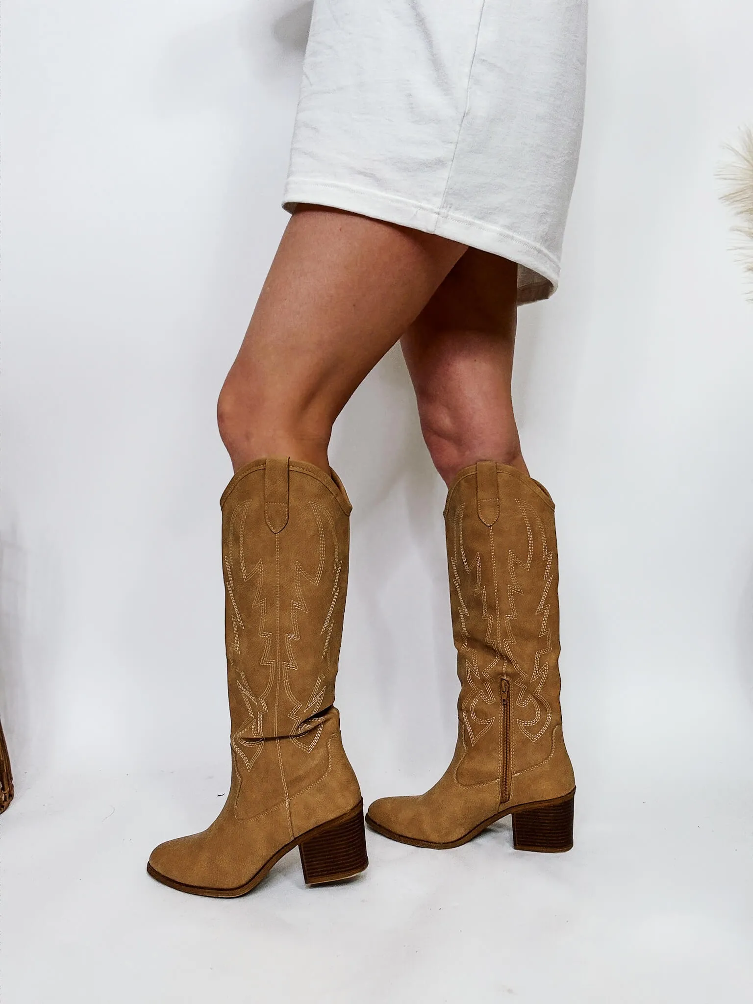 Upwind Western Boot in Camel by Dirty Laundry