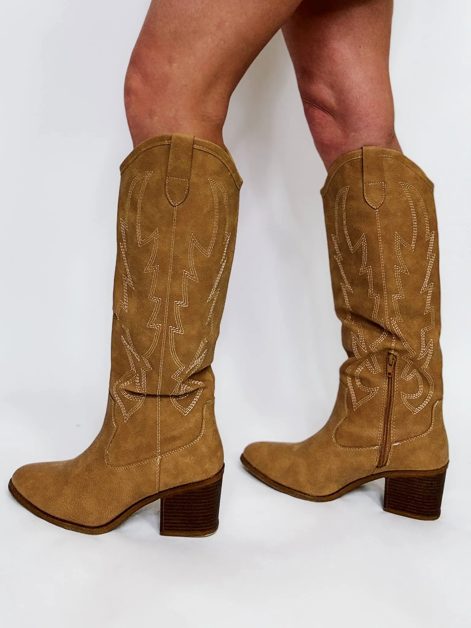 Upwind Western Boot in Camel by Dirty Laundry