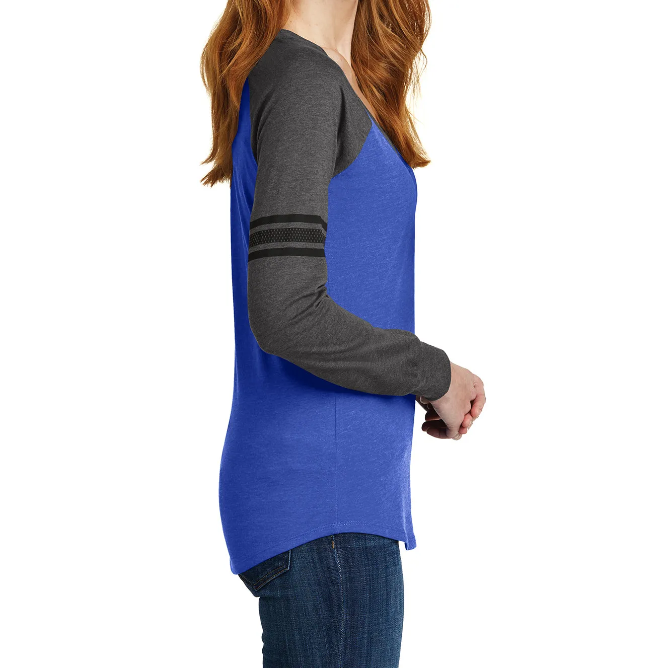 Women's Game Long Sleeve V-Neck Tee