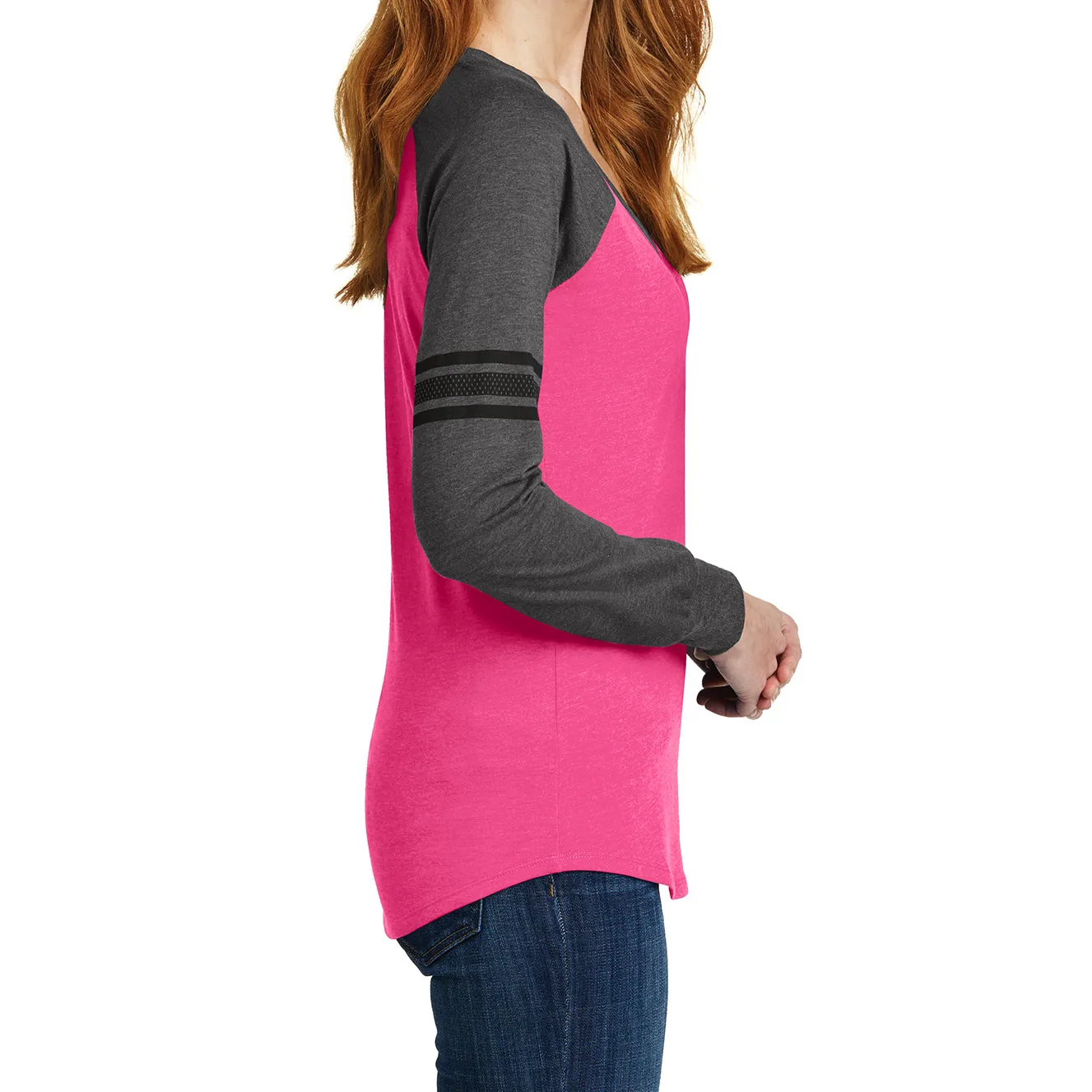 Women's Game Long Sleeve V-Neck Tee