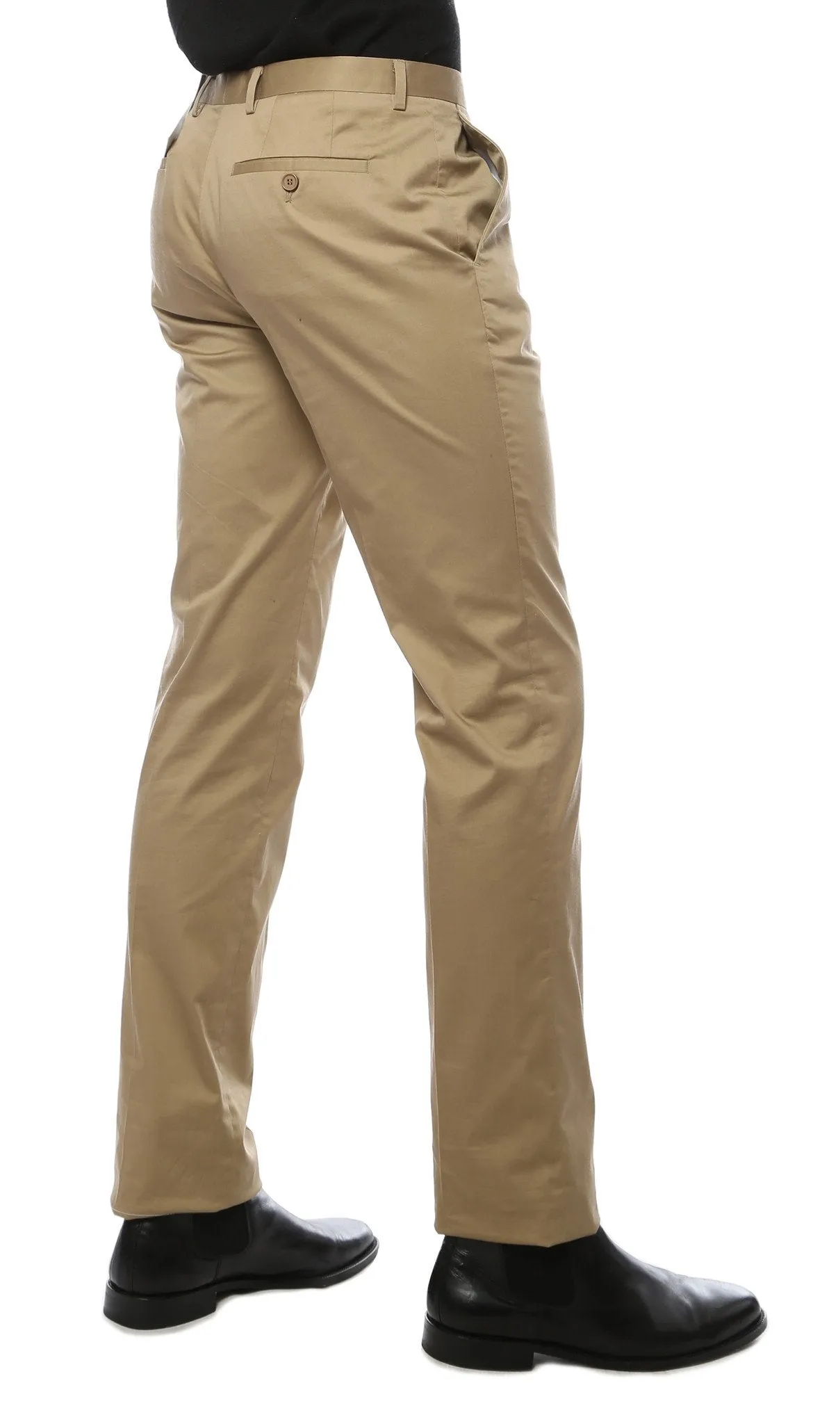 Zonettie Kilo Khaki Straight Leg Chino Pants