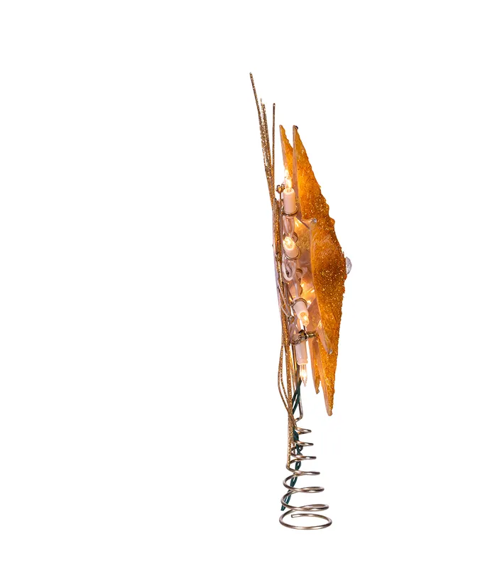 10-Light Capiz Gold Star Treetop, 12" (UL) - Image 3