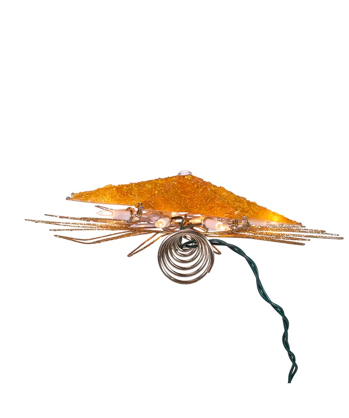 10-Light Capiz Gold Star Treetop, 12" (UL) - Image 6
