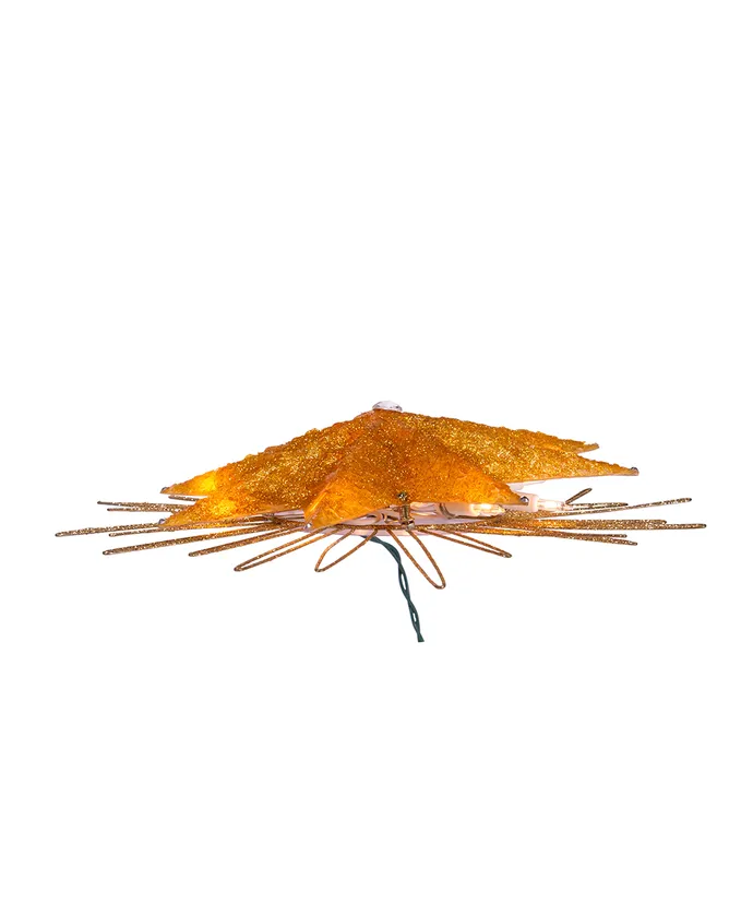 10-Light Capiz Gold Star Treetop, 12" (UL) - Image 7