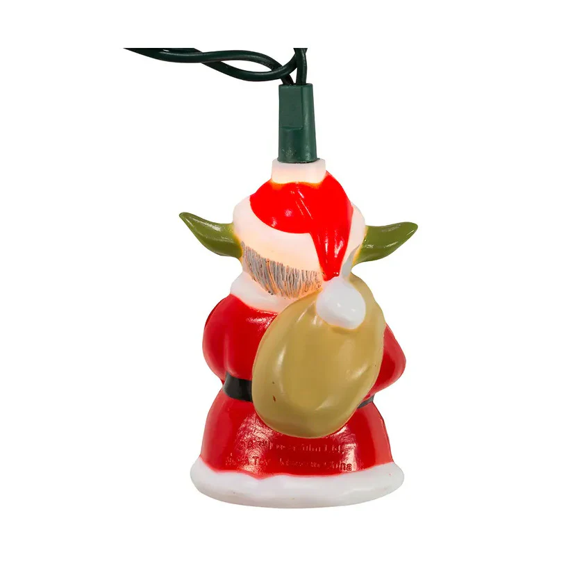 11.5' UL 10-Light Star Wars™ Yoda In Santa Suit Light Set - Image 4