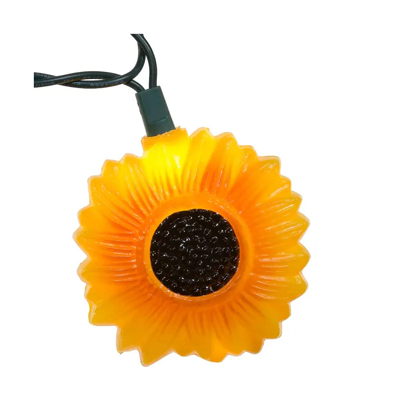 11.5' UL 10-Light Sunflower Light Set - Image 3