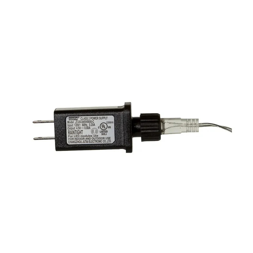 60-Light Warm White Twinkling Superbright LED Silver Starburst Treetop, 11" - Image 8
